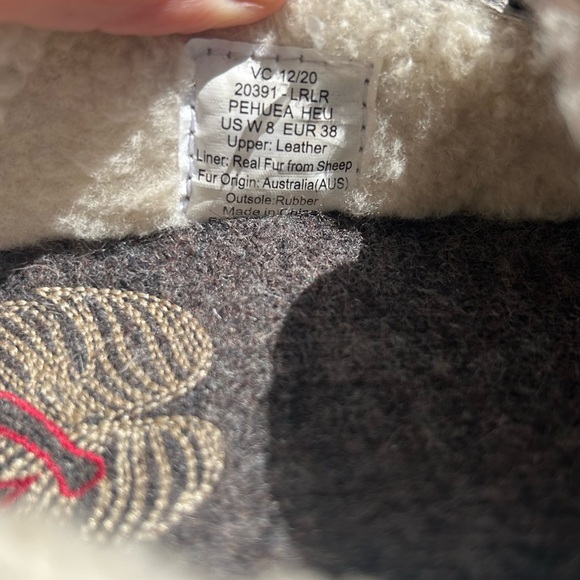 OluKai Women's Black and Tan Loafers - Picture 6 of 7